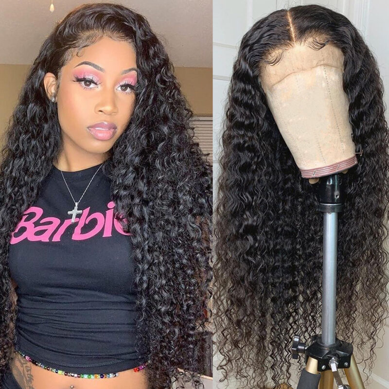 Water Wave Lace Front Wig 13x4 Lace Frontal Human Hair Wigs